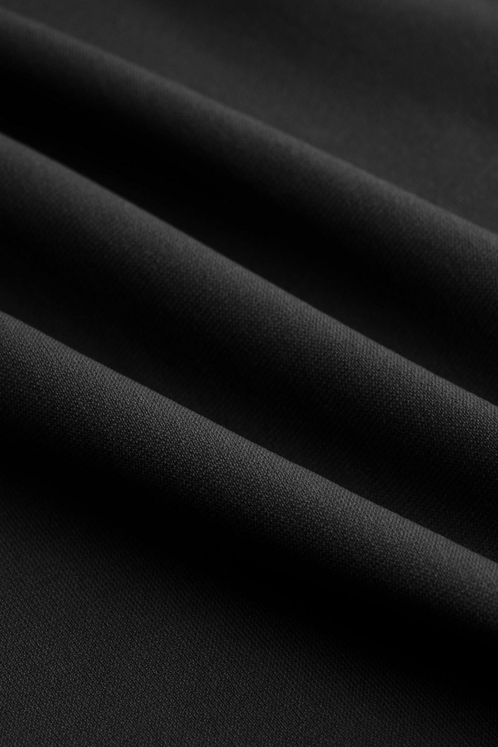 District Vision Ultralight Aloe Singlet Black Wordmark