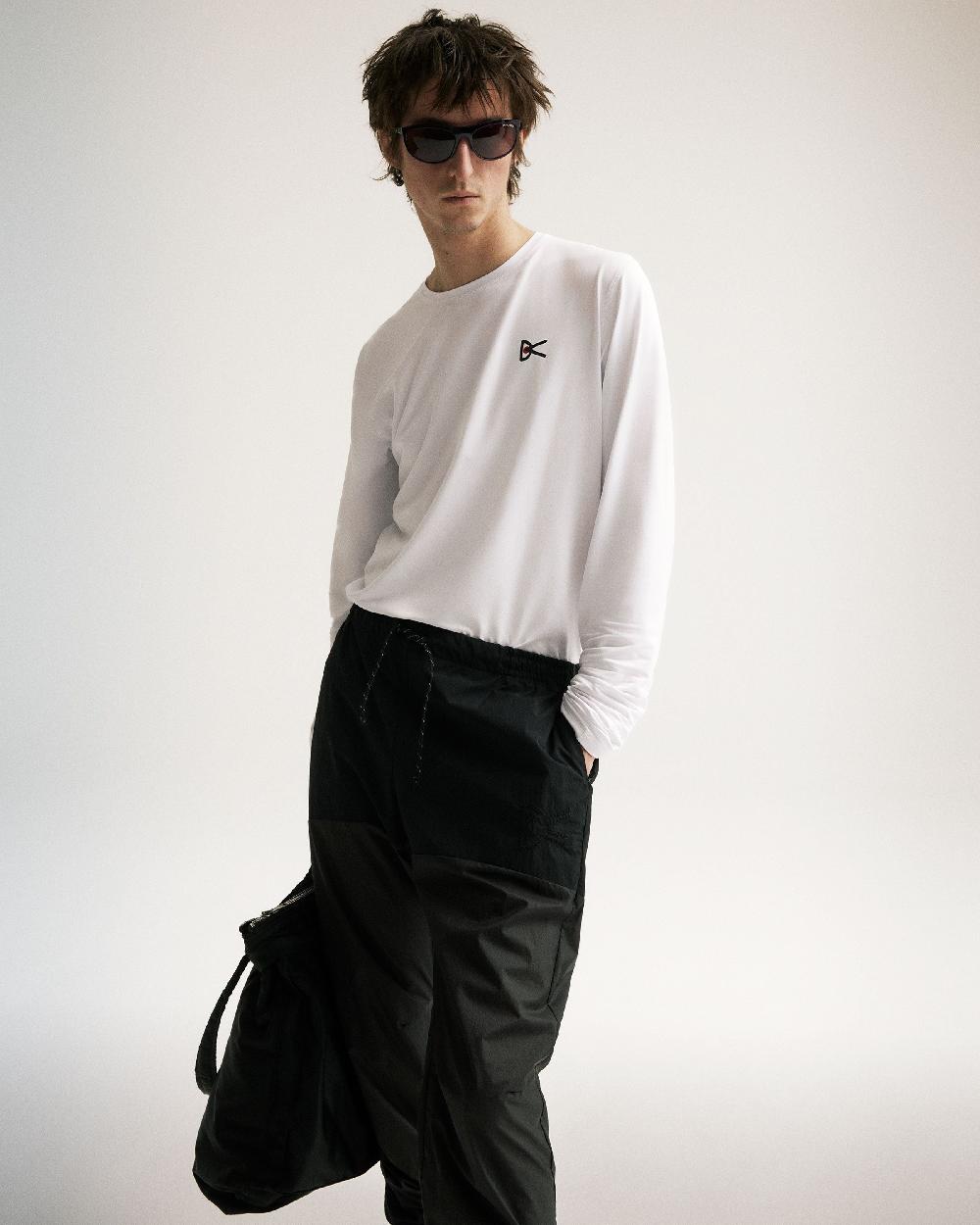 District Vision Ultralight DWR Paneled Track Pant Black