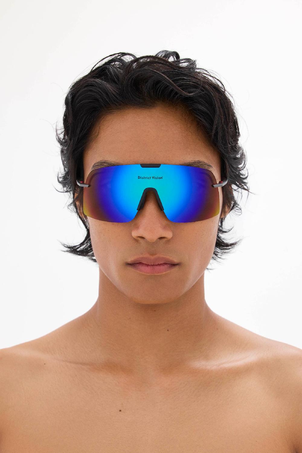 District Vision Yusuke Alpine Blade Ti Graphite D+ Indigo Mirror