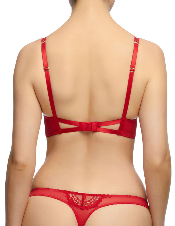 Dita Von Teese Cora Underwire Bra Red
