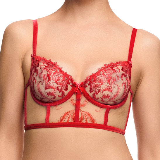 dita von teese Nocturnelle Longline Bra