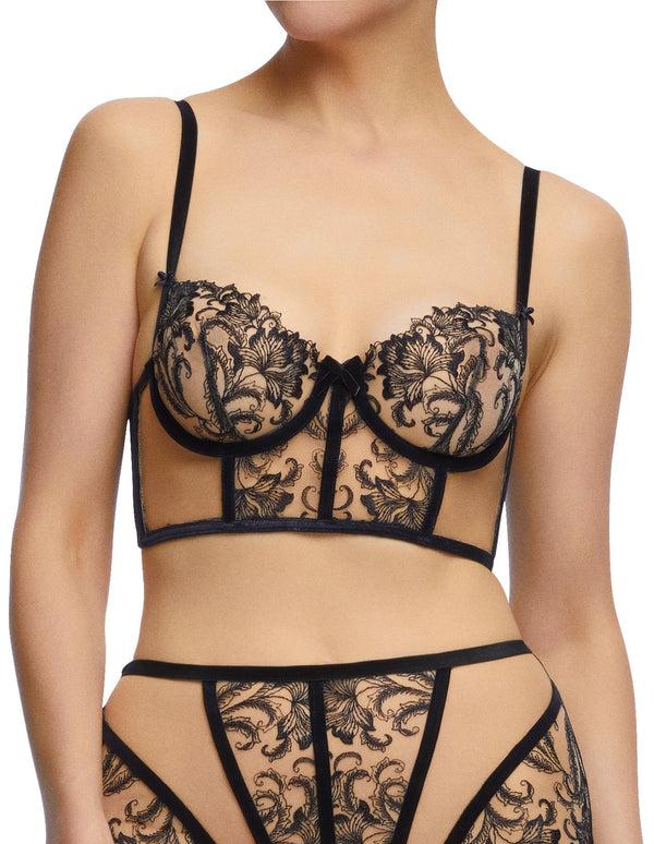 dita von teese Nocturnelle Longline Bra