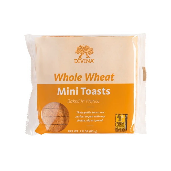 divina Mini Toast Whole Wheat