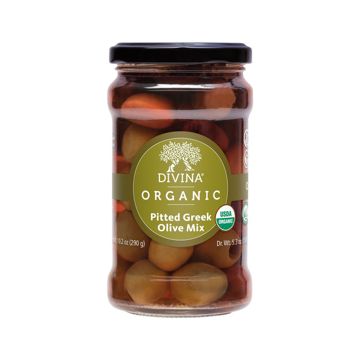 divina Organic Pitted Greek Olive Mix
