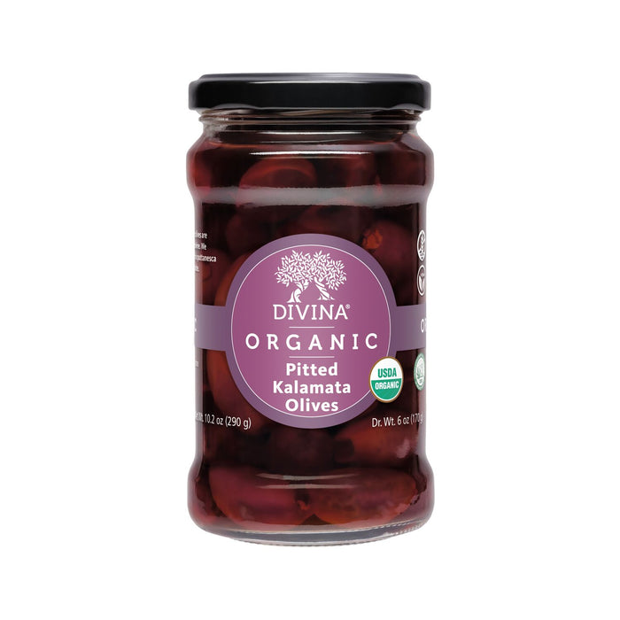 divina Organic Pitted Kalamata Olives