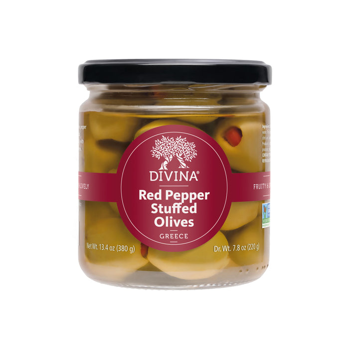 divina Red Pepper Stuffed Olives