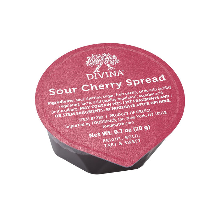 divina Sour Cherry Spread (120 Portion Packs)