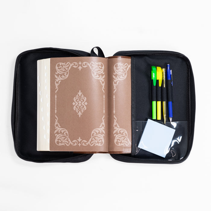 divinity Boutique Basic Zippered Bible Cover - Canvas
