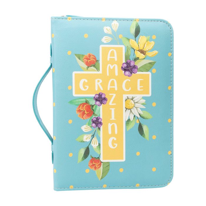 Divinity Boutique Bible Cover: Amazing Grace W/Cross