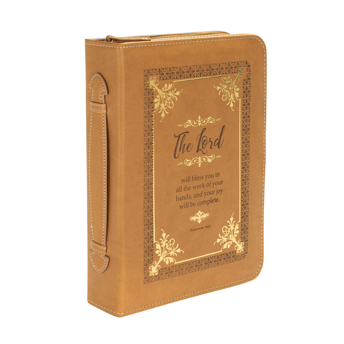 divinity boutique Bible Cover - Brown & Gold Deuteronomy