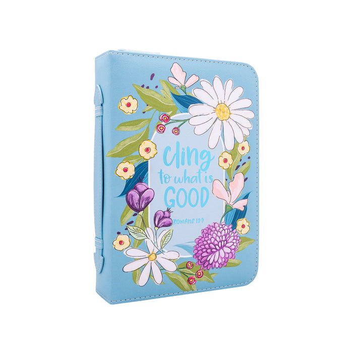 Divinity Boutique Bible Cover: Cling To What Is Good Romans 12:9