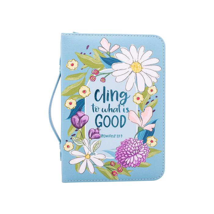 Divinity Boutique Bible Cover: Cling To What Is Good Romans 12:9