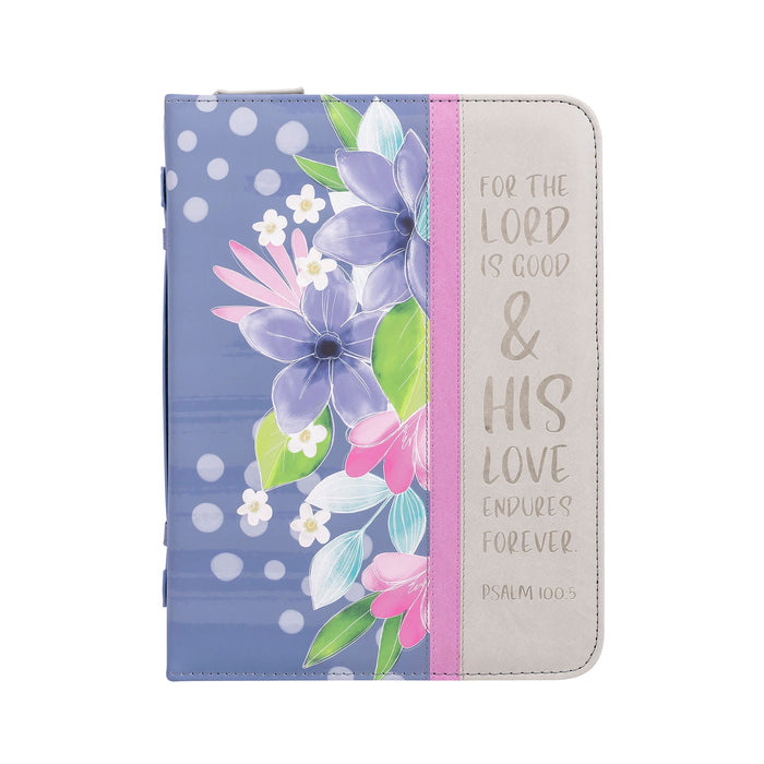Divinity Boutique Bible Cover: For The Lord Is Good Psalm 100:5