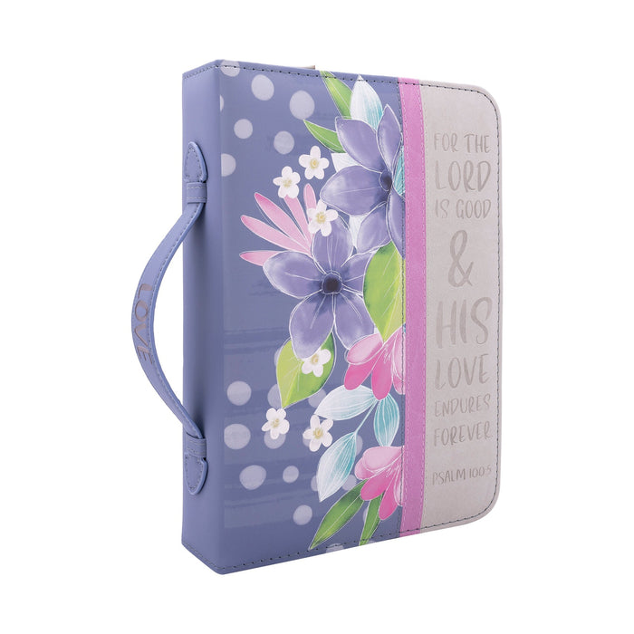 divinity boutique Bible Cover: For the Lord is Good Psalm 100:5