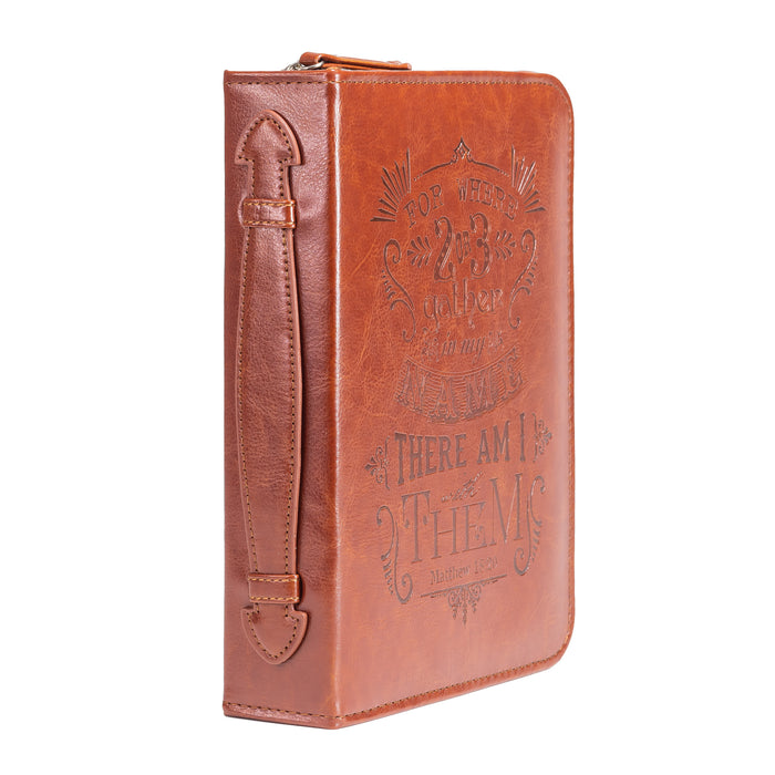 divinity boutique Bible Cover - For Where 2 Or 3 Matthew 18:20