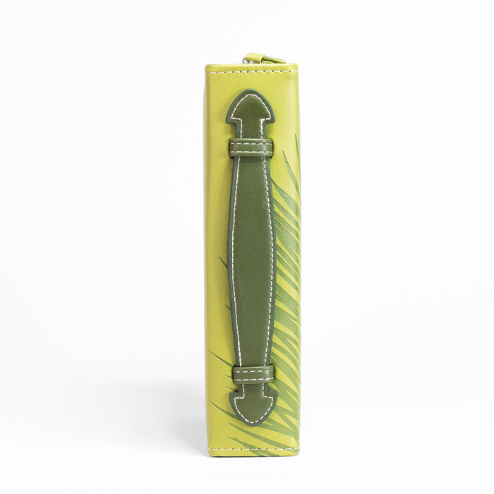 Divinity Boutique Bible Cover - Green & Gold Palm Psalm 119:114