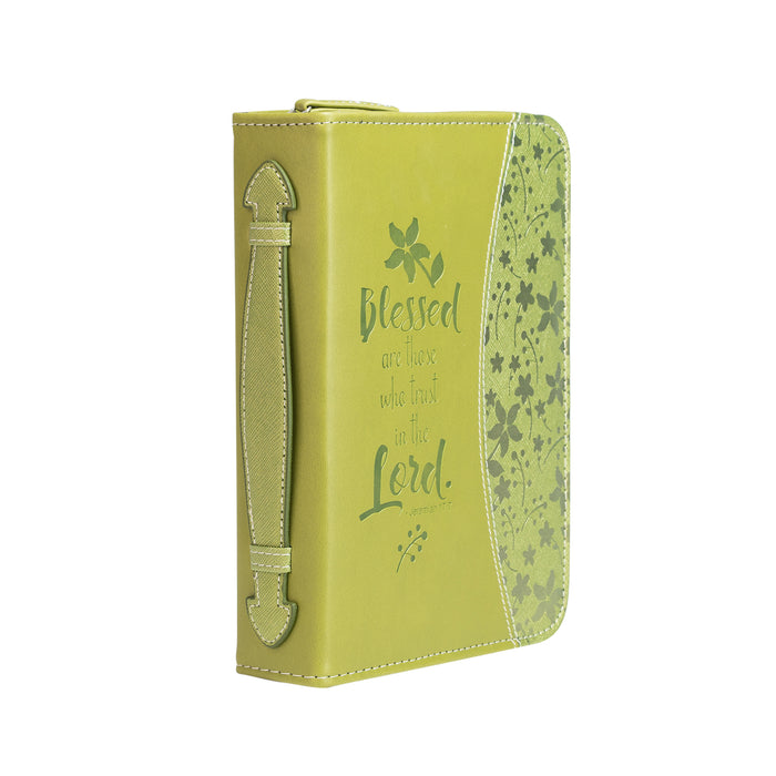 divinity boutique Bible Cover - Green On Green Blessed are those who trust in the Lord. - Jeremiah 17:7
