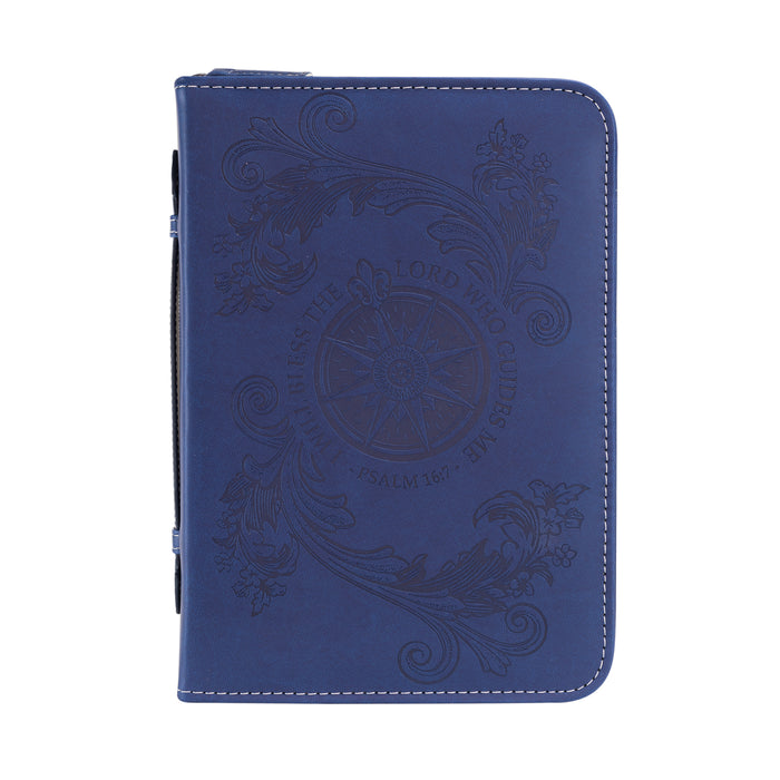 Divinity Boutique Bible Cover - Navy Blue Flying Compass Rose