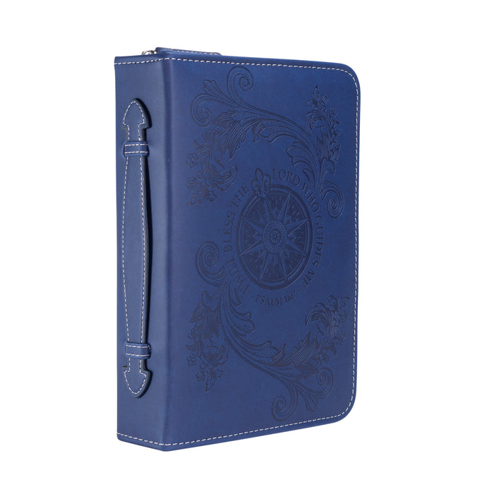 divinity boutique Bible Cover - Navy Blue Flying Compass Rose