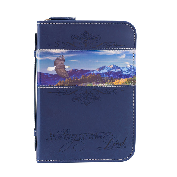 Divinity Boutique Bible Cover - Navy Blue Flying Eagle