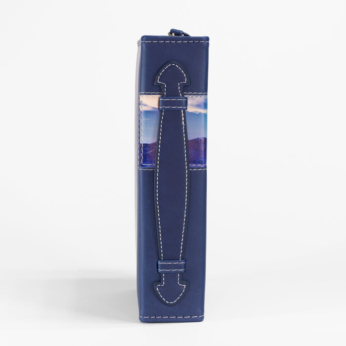 Divinity Boutique Bible Cover - Navy Blue Flying Eagle