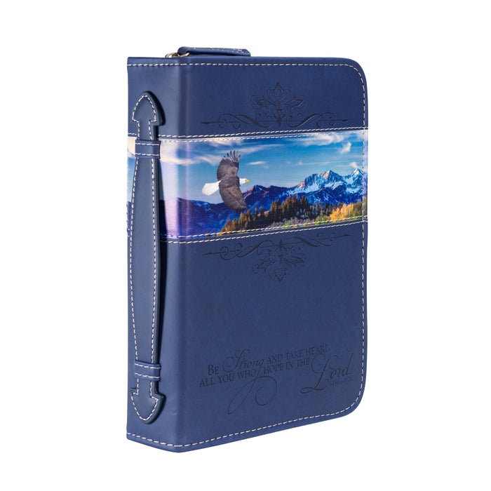 divinity boutique Bible Cover - Navy Blue Flying Eagle
