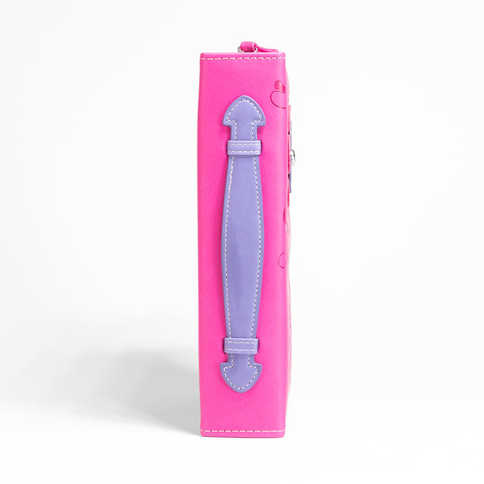 Divinity Boutique Bible Cover - Pink Daisy Filled W/Joy