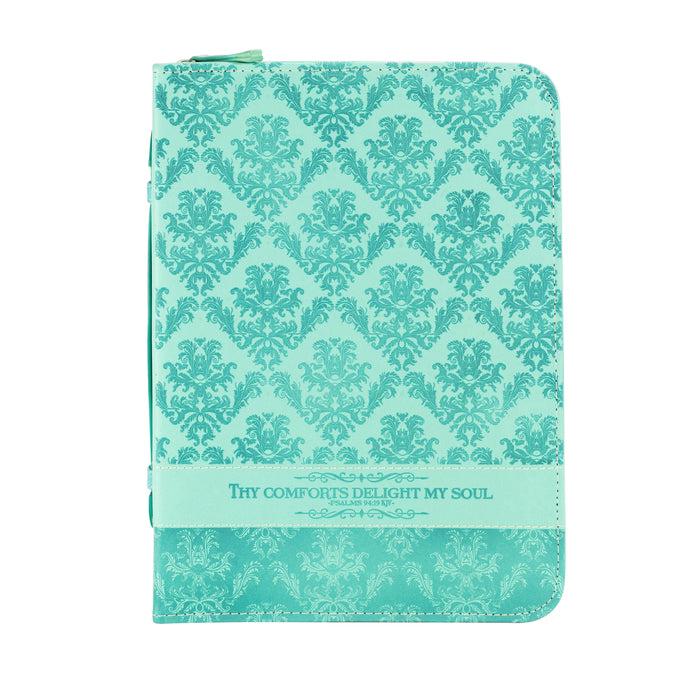 Divinity Boutique Bible Cover - Teal Green Thy Comforts