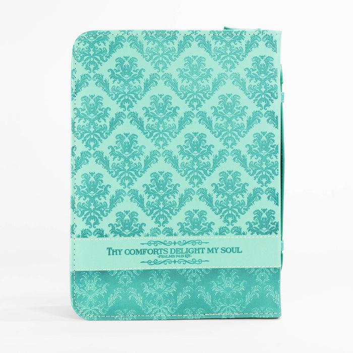 Divinity Boutique Bible Cover - Teal Green Thy Comforts