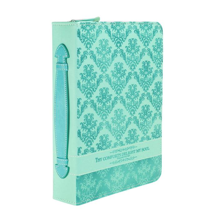 divinity boutique Bible Cover - Teal Green Thy Comforts