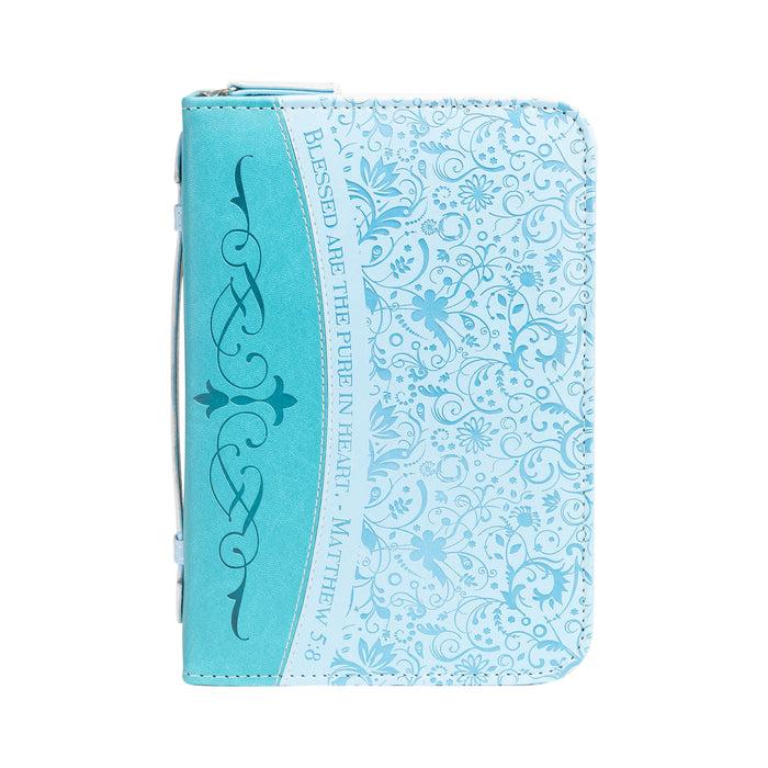 Divinity Boutique Bible Cover - Teal On Teal Matthew 5: 8