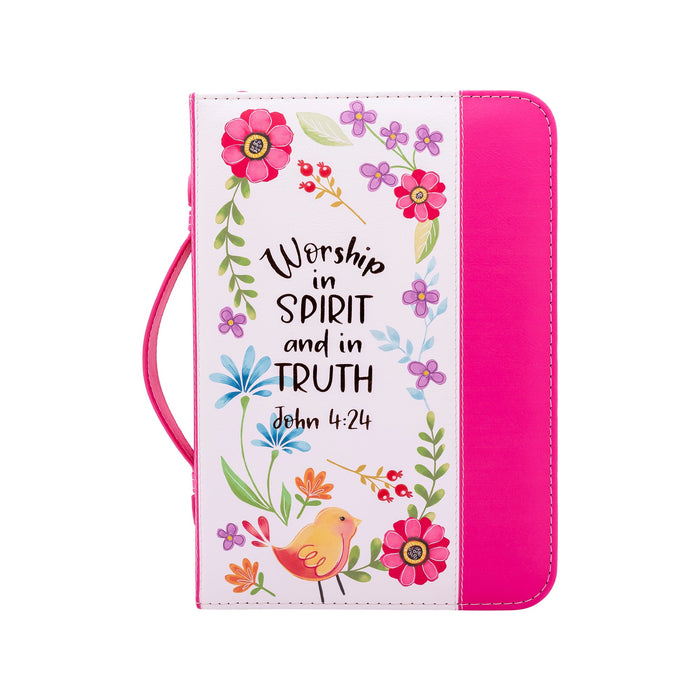Divinity Boutique Bible Cover: Worship In Spirit & Truth John 4:24