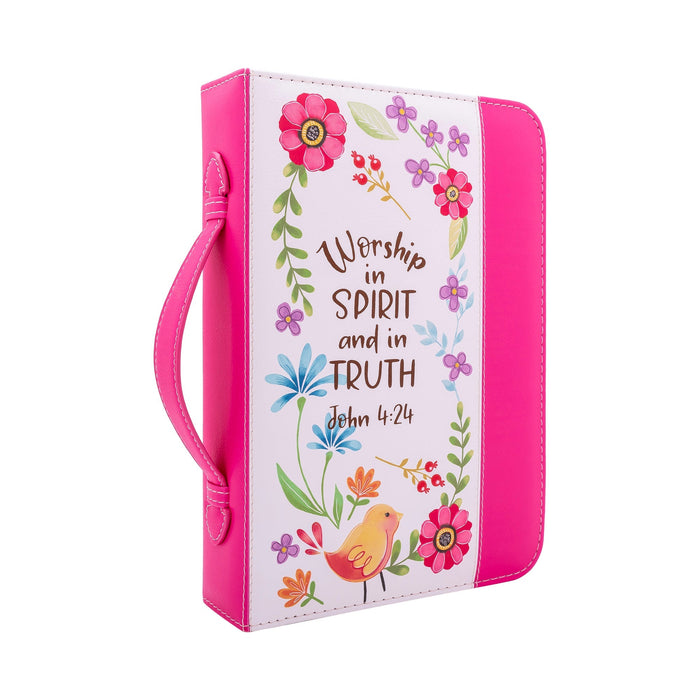 divinity boutique Bible Cover: Worship in Spirit & Truth John 4:24