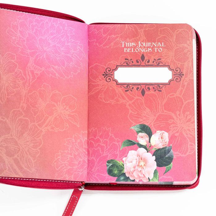 Divinity Boutique Bible Journal - Pink Floral Colossians 2:2