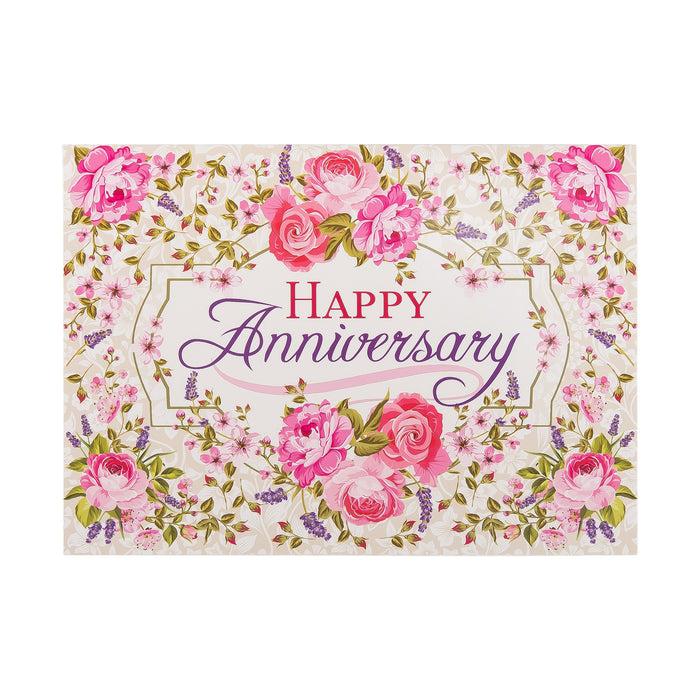 Divinity Boutique Boxed Anniversary Cards - Floral Designs - Set Of 12