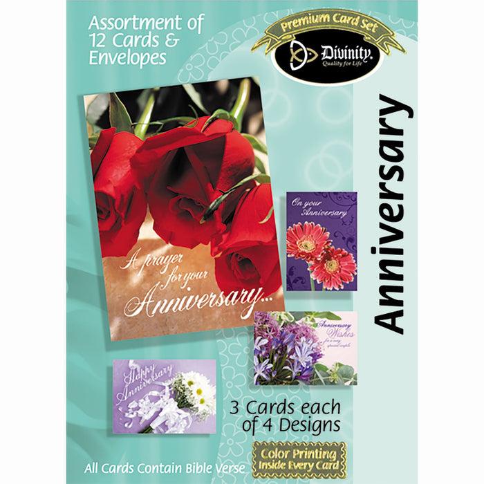 divinity boutique Boxed Anniversary Cards - Set of 12