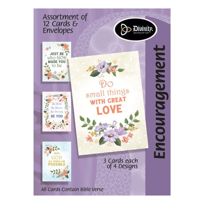divinity boutique Boxed Cards: Encouragement Flower Sprays