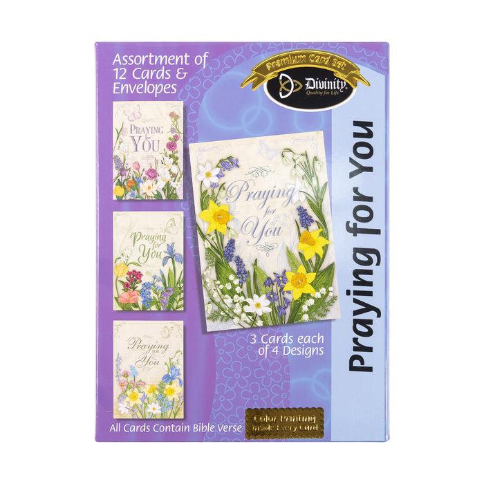 divinity boutique Boxed Cards - Praying For You - Set of 12