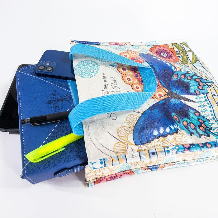 Divinity Boutique Butterfly Print Bible Study Tote Bag - "Grateful Heart"