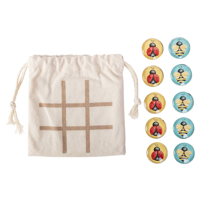 Divinity Boutique Canvas Travel Tic-Tac-Toe (Psalm 16:8)