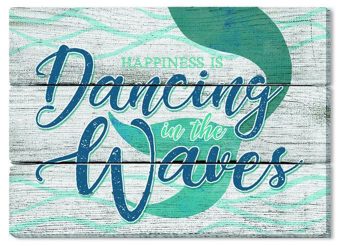 divinity boutique Coastal: Wooden Magnet: Dancing in the Waves