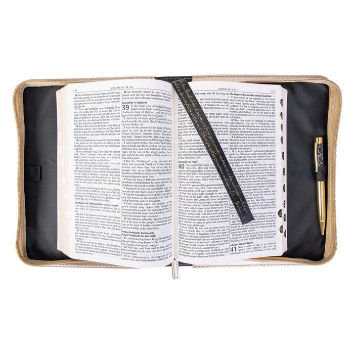 Divinity Boutique Divine Details: Bible Cover - Black & White Floral