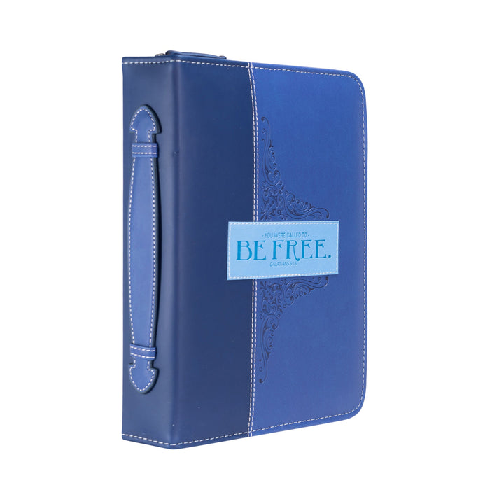 divinity boutique Divine Details: Bible Cover - Blue Be Free - Galatians 5:13
