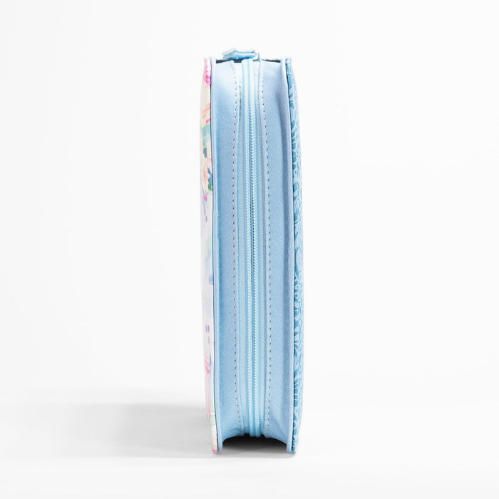 Divinity Boutique Divine Details: Bible Cover - Blue Floral - Romans 5:5