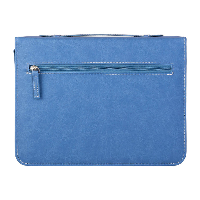 Divinity Boutique Divine Details: Bible Cover - Blue Tile W/Gem