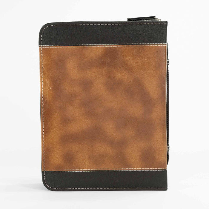 Divinity Boutique Divine Details: Bible Cover: Brown & Black Take Delight In The Lord - Psalm 37:4