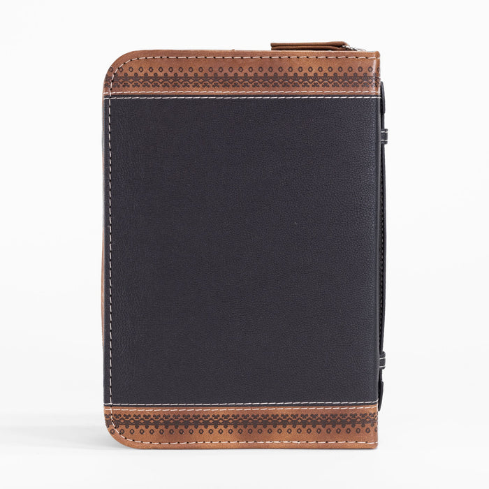 Divinity Boutique Divine Details: Bible Cover: Brown & Black Trust In The Lord - Psalm 37:3