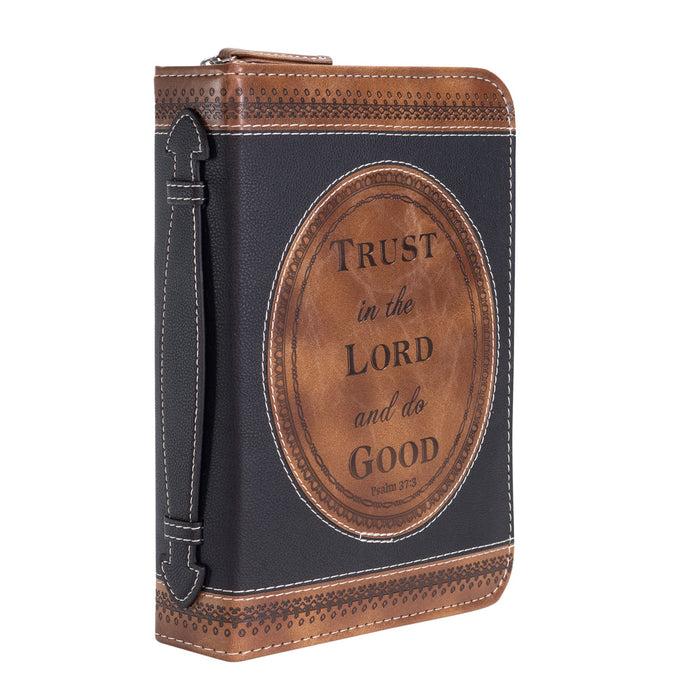 divinity boutique Divine Details: Bible Cover: Brown & Black Trust in the Lord - Psalm 37:3