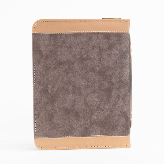 Divinity Boutique Divine Details: Bible Cover - Brown Cross Hope In The Lord - Psalm 37:34