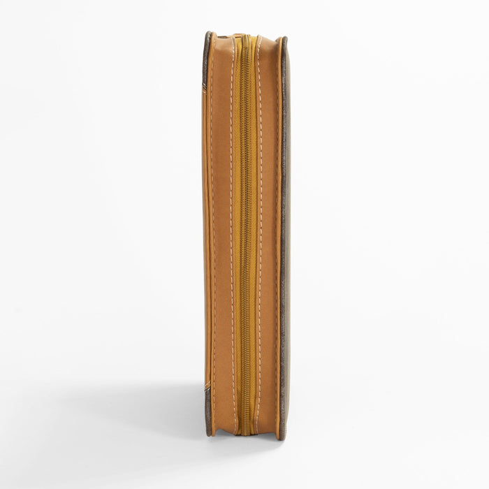 Divinity Boutique Divine Details: Bible Cover - Brown & Gold For I Know The Plans - Jeremiah 29:11